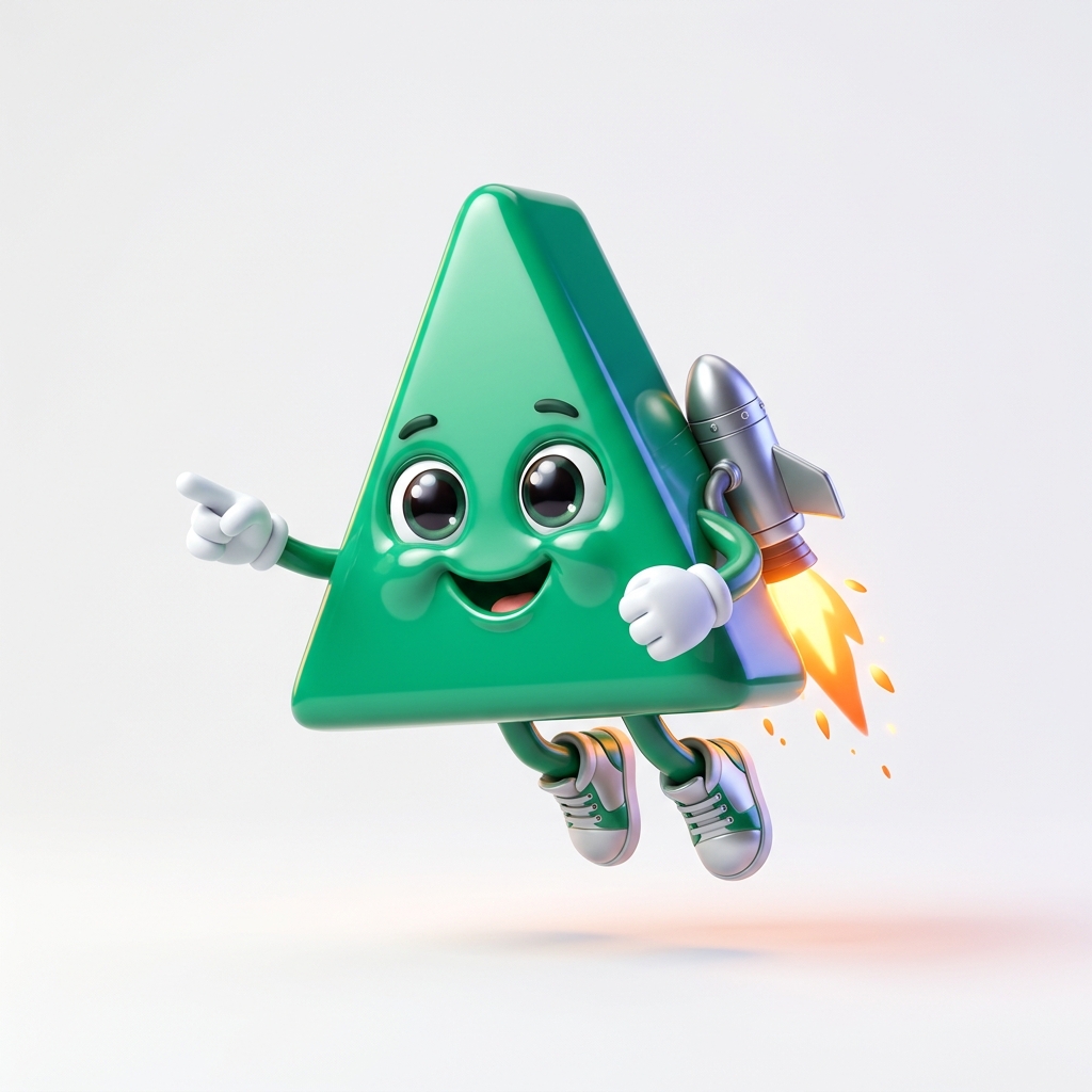 Delta — The Speed Demon mascot