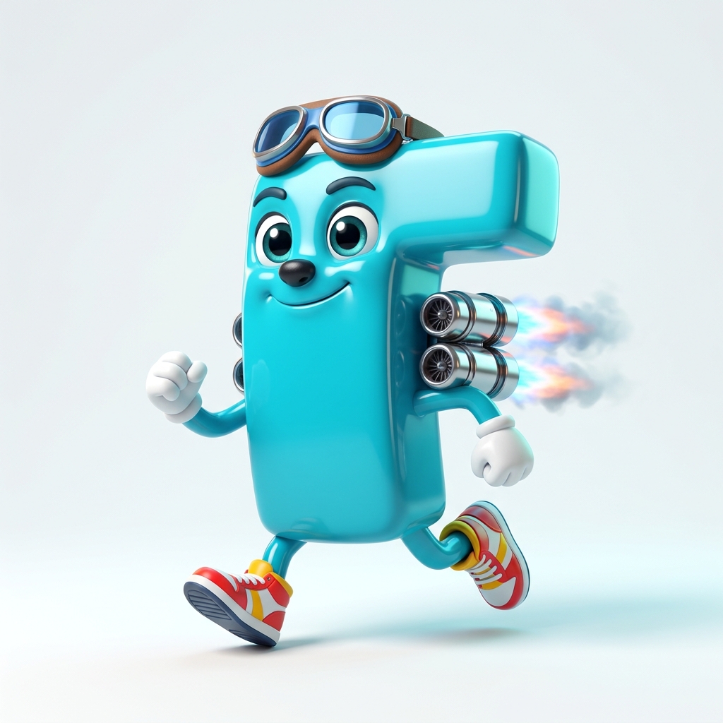 Gamma — The Accelerator mascot